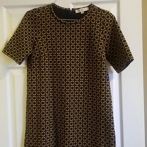 Ann Taylor LOFT Geometric Print Shift Dress